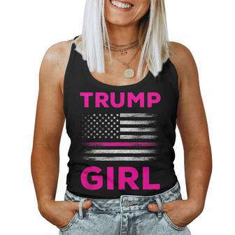 Trump Girl 2024 Trump Girl Pink For Girls Women Tank Top - Seseable