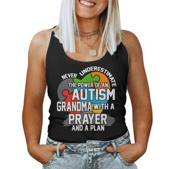 Never Underestimate The Power Of An Autism Grandma Women Tank Top - Monsterry CA