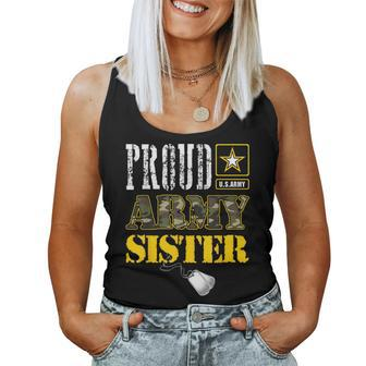 US Army Proud Us Army Sister Military Pride Women Tank Top - Monsterry UK