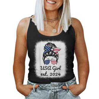 Us Citizen Est 2024 Citizenship New Usa Citizen Girl Women Tank Top - Monsterry DE