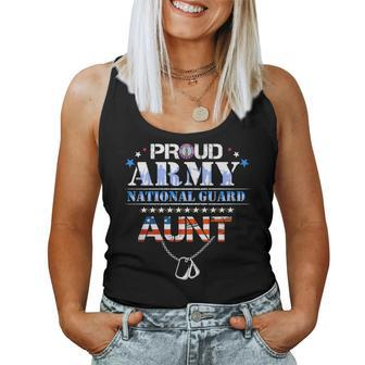 Usa Proud Army National Guard Aunt Women Women Tank Top - Monsterry