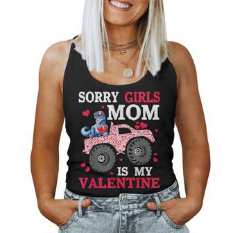 Valentine Day Sorry Girls Mom Is My Valentine Toddler Boys Women Tank Top | Mazezy