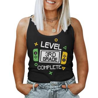 Video Game Last Day Of School Level 3Rd Grade Complete Women Tank Top - Monsterry CA