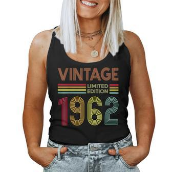 Vintage 1962 60 Years Old And 60Th Birthday Women Tank Top - Monsterry DE
