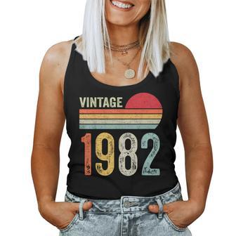 Vintage 1982 41St Birthday 41 Years Old Women Tank Top - Monsterry DE