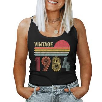 Vintage 1984 40Th Birthday 40 Years Old Women Tank Top - Thegiftio UK