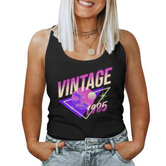 Vintage 1985 40Th Birthday Mom Dad Awesome Retro Women Tank Top - Monsterry