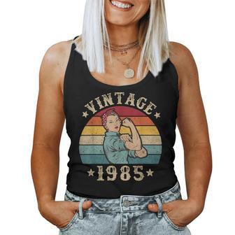 Vintage 1985 Cumpleaños Es Nacidas En 1985 Camiseta sin mangas para mujer - Regaloses