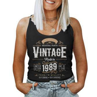 Vintage 1989 35Th Birthday 35 Year Old For Women Women Tank Top - Monsterry UK
