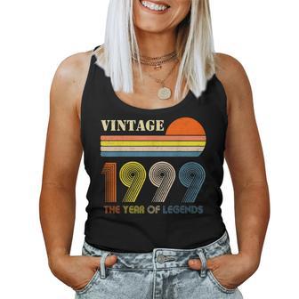 Vintage 1999 21St Birthday Ideas Him Her Women Tank Top - Monsterry AU