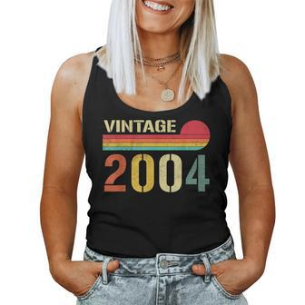 Vintage 2004 20 Year Old 20Th Birthday For Women Women Tank Top - Monsterry