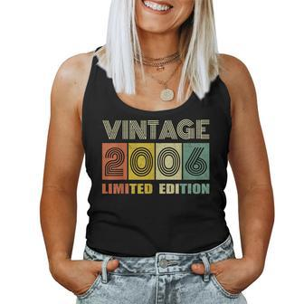 Vintage 2006 18 Years Old Boys And Girls 18Th Birthday Women Tank Top - Monsterry