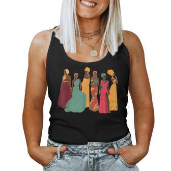 Vintage African Black 1920S 20S Black History Month Women Tank Top - Monsterry