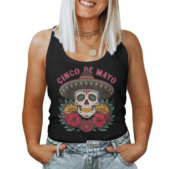 Vintage Cinco De Mayo Mexico Women Tank Top - Monsterry CA