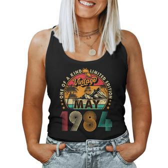 Vintage May 1984 40Th Birthday 40 Year Women Women Tank Top - Monsterry AU