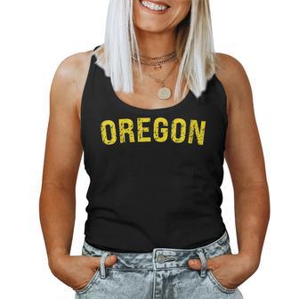 Vintage Oregon Oregon Retro Green Women Tank Top - Monsterry CA