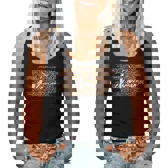 Vintage Rosa Leopardo Mama Gráfico Cheetha Amor Mama Corazón Camiseta sin mangas para mujer - Regaloses