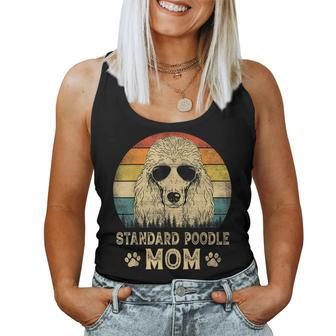 Vintage Standard Poodle Mom Dog Lovers Mother's Day Women Tank Top - Monsterry AU