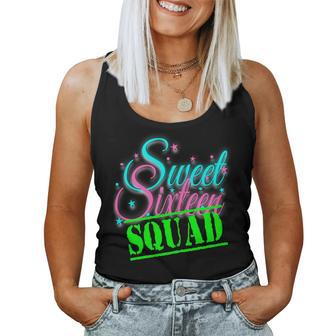 Vintage Sweet 16 Girl N Birthday 2005 Sixnth Squad Women Tank Top - Monsterry