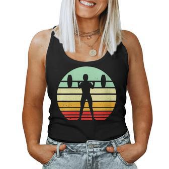 Vintage Workout Fitness Gym Motivational Retro Weightlifting Women Tank Top - Monsterry AU