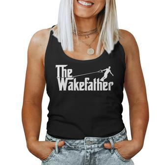 The Wake Father Wakeboarding Dad Women Tank Top - Monsterry DE