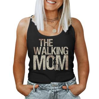 Walking Mom Zombie Woman And Kid Mother's Day Women Tank Top - Monsterry DE