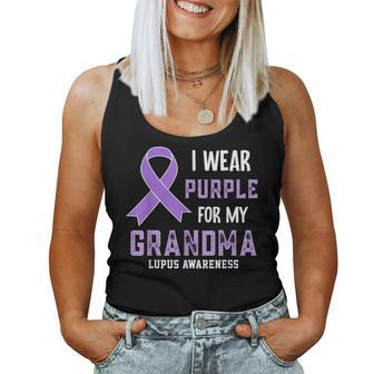 I Wear Purple For My Grandma Lupus Awareness Women Tank Top - Monsterry UK