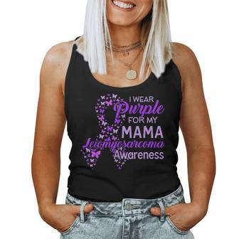 I Wear Purple For My Mama Leiomyosarcoma Awareness Women Tank Top - Monsterry CA