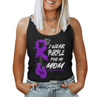 I Wear Purple For My Mom Lupus Awareness Support Women Tank Top - Monsterry