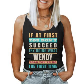 Wendy Personalized Name Wendy First Name Women Tank Top - Seseable