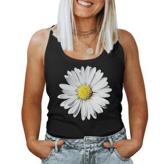 White Daisy Flower Cute Casual Floral For Girl Women Tank Top - Thegiftio UK