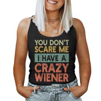 Wiener Hund Dackel Mama Papa Retro Hundebesitzer Lustige Tank Top Frauen - Geschenkecke