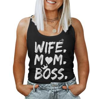 For Wife Mom Boss Mother's Day Women Tank Top - Monsterry CA