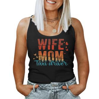 Wife Mom Taxi Driver Cute Retro Vintage Mother's Day Women Women Tank Top - Monsterry UK