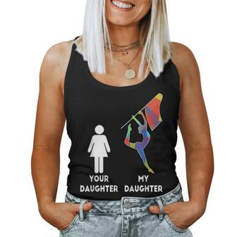Winter Guard Color Guard Mom Your Daughter My Daughter Women Tank Top - Monsterry AU