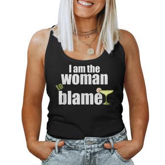 I Am The Woman To Blame Women Tank Top - Monsterry UK