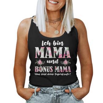 Women's Ich Bin Mama Und Bonus Mama Tank Top Frauen - Geschenkecke