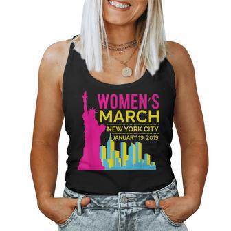 Women's March Nyc January 19 2019 Women Tank Top - Monsterry DE