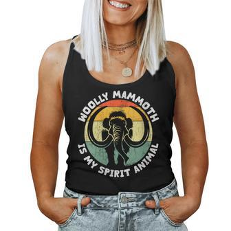 Woolly Mammoth Is My Spirit Animal Vintage Women Tank Top - Monsterry AU