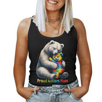 You'll Never Walk-Alone Autism Mama Mom Bear Support Autism Women Tank Top - Monsterry AU
