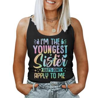 Youngest Sister Rules Don't Apply To Me Matching Women Tank Top - Monsterry UK