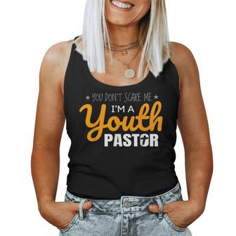 Youth Pastor Appreciation Christian Cool Religious Women Tank Top - Monsterry CA