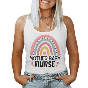 0Jvn Mother Baby Nurse Rainbow Postpartum Nursing Life Women Tank Top - Monsterry DE