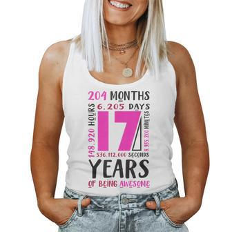 17Th Birthday Girls 17 Year Old Daughter Niece Women Tank Top - Seseable