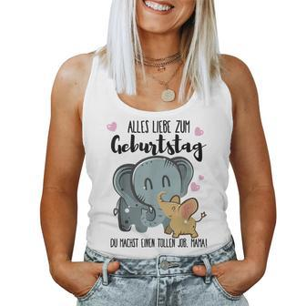 Alles Gute Zum Geburtstag Mama Du Bist Die Beste Mama Blue Tank Top Frauen - Geschenkecke