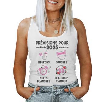 Annonce Grossesse Idée Cadeau Bientôt Futur Papa Maman 2025 Raglan Tank Top Frauen - Geschenkecke