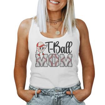 Ball Mom Leopard Tball Mom Mother's Day Women Tank Top - Seseable