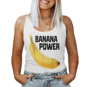 Banana Power Yellow Riped Fruit Women Tank Top - Monsterry CA