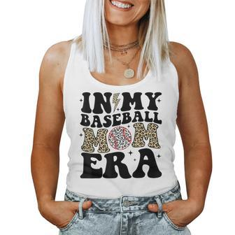 In My Baseball Mom Era Leopard Mom Baseball Mama Women Tank Top - Seseable