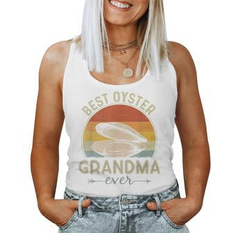 Best Oyster Grandma Ever Retro Mother's Day Women Tank Top - Monsterry